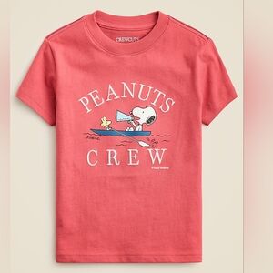 NWT Peanuts® & Crewcuts "Crew" graphic T-shirt Size L